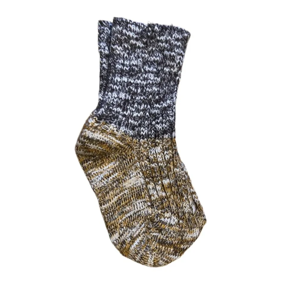 Birkenstock Boys Slub Block Crew Socks - US C9-C11